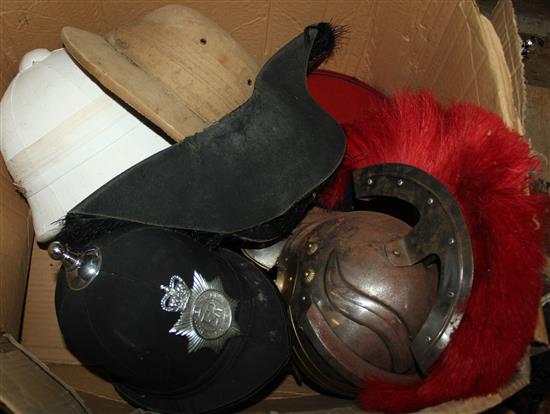 7 various helmets